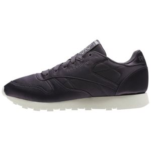 Adidasy Damskie Reebok Classic Leather Satin Fioletowe/Białe PL 68SPNUL